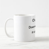 Chemie doet precies wat het zegt koffiemok (Links)