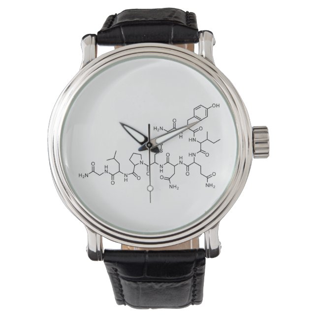 chemie-element liefde voor oxytocine chemische for horloge (Voorkant)