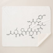 chemie-element liefde voor oxytocine chemische for sherpa deken (Voorkant (horizontaal))