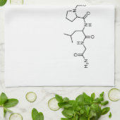 chemie-element liefde voor oxytocine chemische for theedoek (Gevouwen)