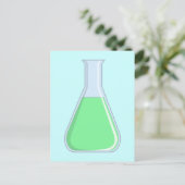 Chemie Erlenmeyer Kolben chemistry-kolf Briefkaart (Staand voorkant)