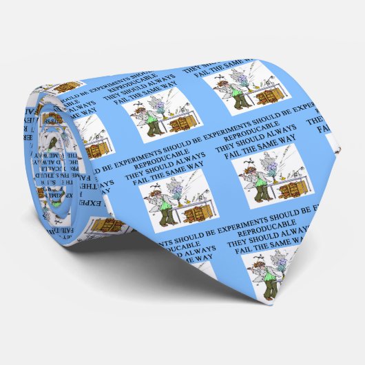 chemie-experimenten stropdas (Opgerold)