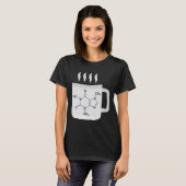 Chemie Formule Caffeine Lover T-shirt (Voorkant volledig)
