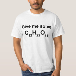 Chemie geeft me suiker t-shirt