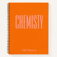 Chemie | Gepersonaliseerd schoolgrafisch papier Or