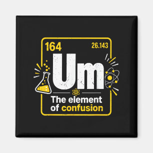 Chemie grapje Funny Periodiek Systeem Um Element V Magneet