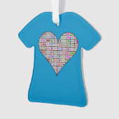 Chemie Hart Elementen Ornament (voorkant)