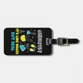 Chemie Het is als een magische maar echt grappige  Bagagelabel (Voorkant horizontaal)