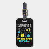 Chemie Het is als een magische maar echt grappige  Bagagelabel (Voorkant verticaal)