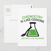 Chemie is als koken briefkaart (Voorkant / Achterkant)