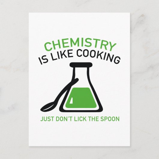 Chemie is als koken briefkaart (Voorkant)