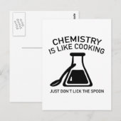 Chemie is als koken briefkaart (Voorkant / Achterkant)