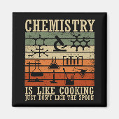 Chemie is als koken  chemicus magneet (Voorkant)