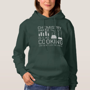 Chemie is als koken hoodie