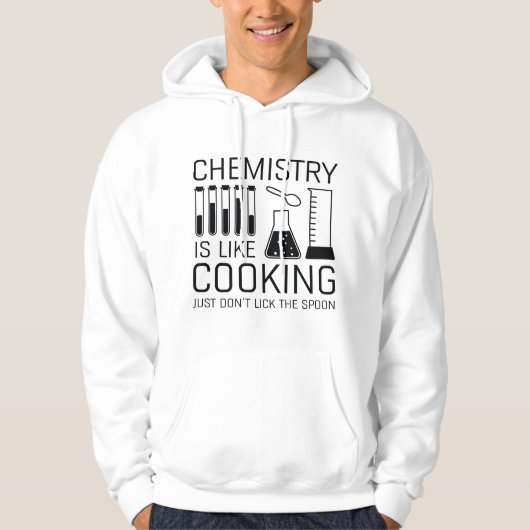 Chemie is als koken hoodie (Voorkant)
