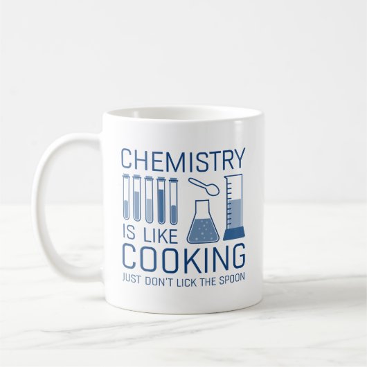 Chemie is als koken koffiemok (Links)