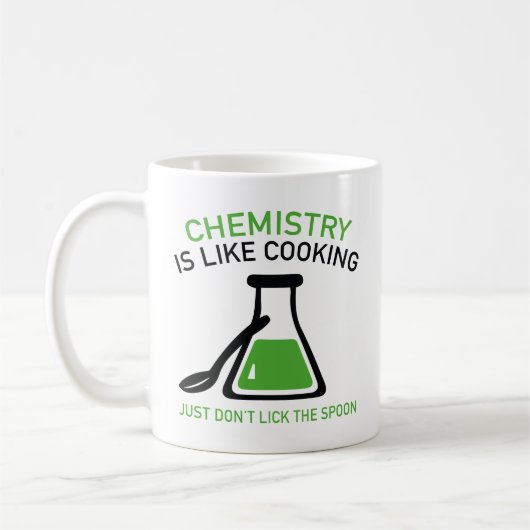 Chemie is als koken koffiemok (Links)