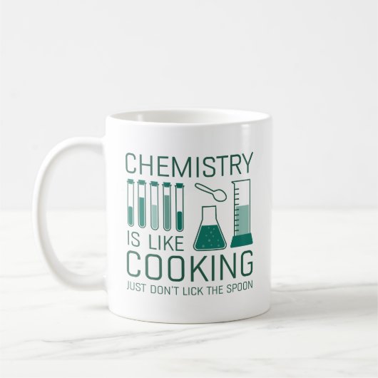 Chemie is als koken koffiemok (Links)