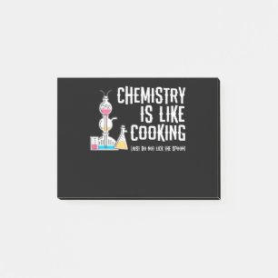 Chemie is als koken, lik gewoon de lepel post-it® notes
