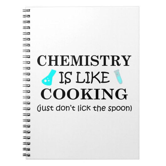 chemie is als koken notitieboek (Voorkant)