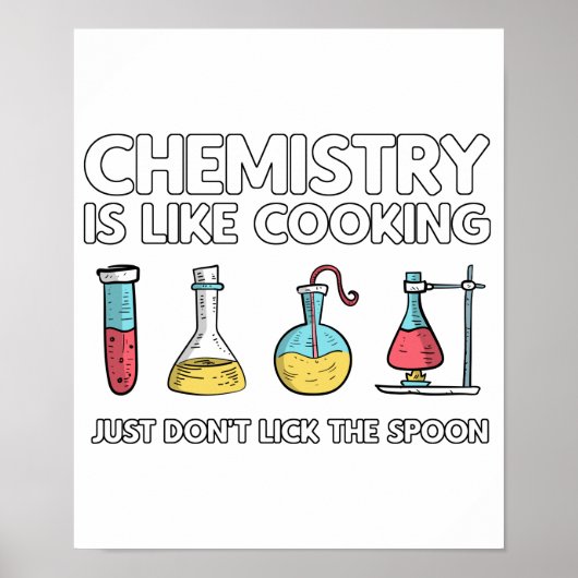Chemie is als koken poster (Voorkant)