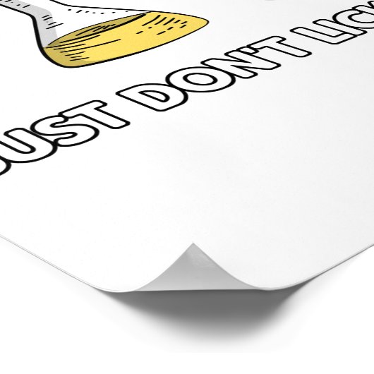 Chemie is als koken poster (Hoek)