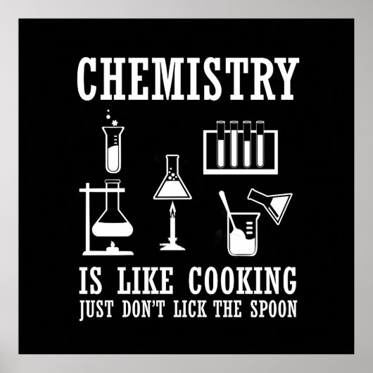 chemie is als koken poster (Voorkant)