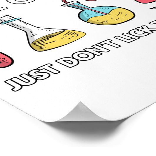 Chemie is als koken poster (Hoek)