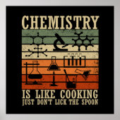 chemie is als koken poster (Voorkant)
