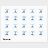 Chemie is als koken ronde sticker (Vel)