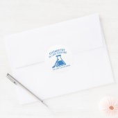 Chemie is als koken ronde sticker (Envelop)