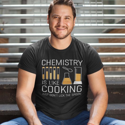 Chemie is als koken t-shirt