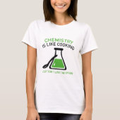 Chemie is als koken t-shirt (Voorkant)