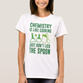 Chemie is als koken t-shirt (Voorkant)