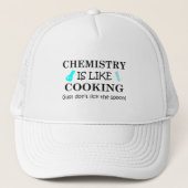 chemie is als koken trucker pet (Voorkant)