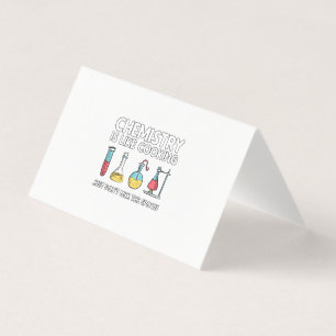 Chemie is als koken visitekaartje