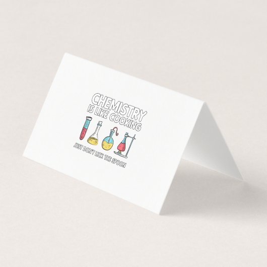 Chemie is als koken visitekaartje (Voorkant)