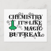 Chemie is als magie maar echt feestdagenkaart (Voorkant)