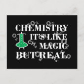 Chemie is als magie maar echt feestdagenkaart (Voorkant)