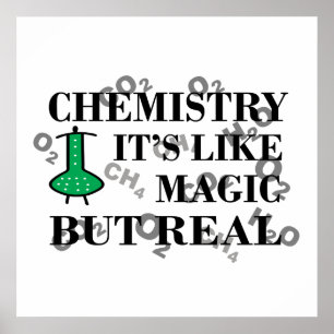 Chemie is als magie maar echt poster