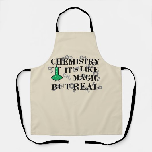 chemie is als magie maar echt schort (Voorkant)