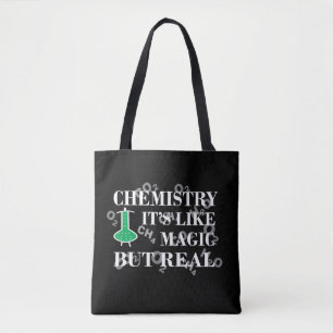 chemie is als magie maar echt tote bag