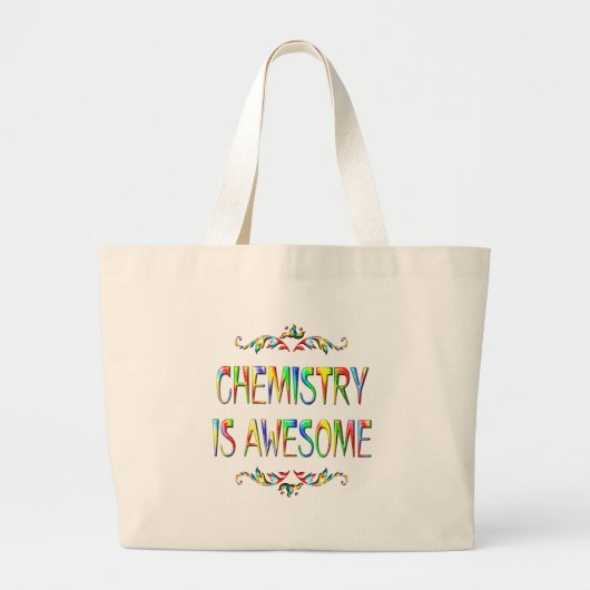 Chemie is Geweldige Grote Tote Bag (Voorkant)