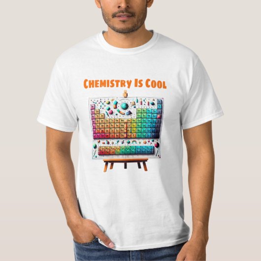 Chemie is kool t-shirt (Voorkant)