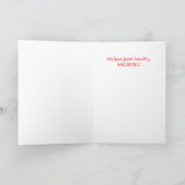  chemie katten feestdagen kaart (Binnen)