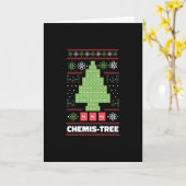 Chemie Kerstboom Kaart (Gele Bloem)