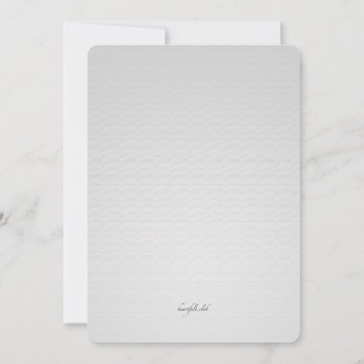 Chemie Lab Afstuderen uitnodiging (Achterkant)