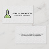 Chemie Lab Beak apparatuur | wetenschap Visitekaartje (Voorkant / Achterkant)