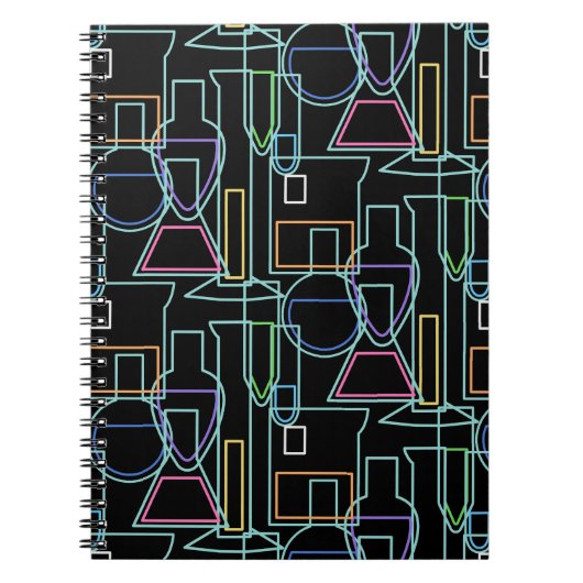 Chemie Lab Lijnen Notitieboek (Voorkant)