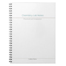 Chemie Lab-notities – Aangepaste naam Notitieboek